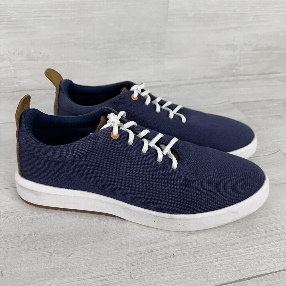 Timberland Sneakers Mens 10 Navy Truecloud Earthkeepers Canvas Trainers Shoes